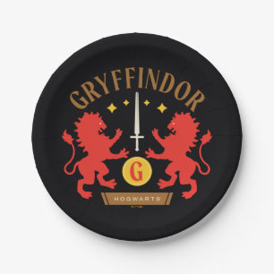 Prato De Papel Gráfico de Espada de Leão Duplo GRYFFINDOR™ House