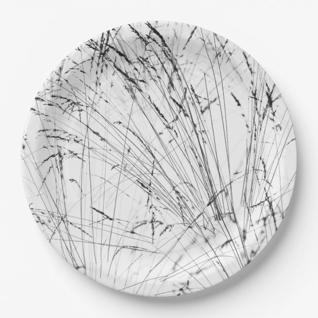 Prato De Papel Grama de Inverno na Neve (Frente)