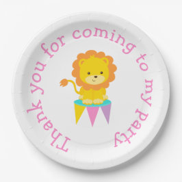 Prato De Papel Grande Carnaval do Circo Superior Aniversário a Ro