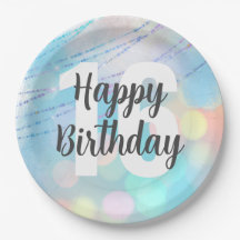 Grande Festa de aniversário Bokeh Napkins