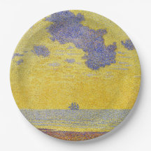 Grandes Nuvens (Céu Amarelo) (Paisagem Elegante)