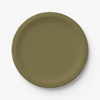 Prato De Papel Green Paper Plates - 7in | Salty Bar Club