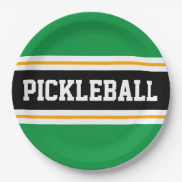 Prato De Papel Grelha de BOLO Fora de PICKLEBALL Torta Atlética N