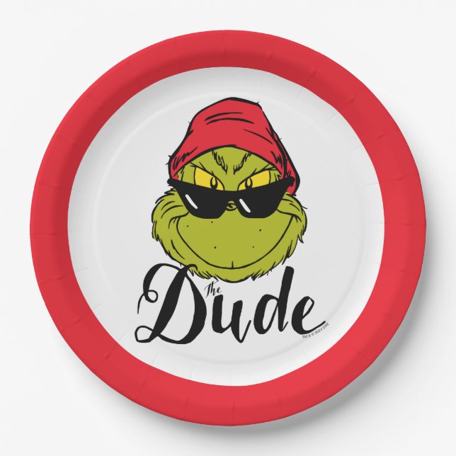 Prato De Papel Grinch | O Cara (Frente)
