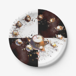 Prato De Papel Grupo Teapot