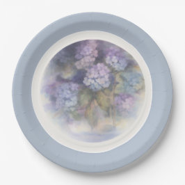 Prato De Papel Guardanapo para Lanche de Aquarela de Hortênsia Li