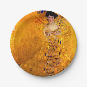 Prato De Papel Gustav Klimt Retrato de Adele Bloch Bauer