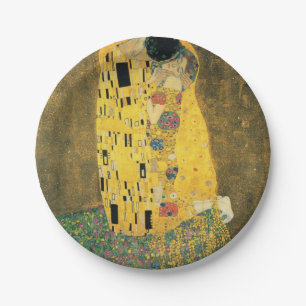 Prato De Papel GUSTAVO KLIMT - O beijo 1907