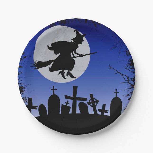 Prato De Papel Halloween (Frente)