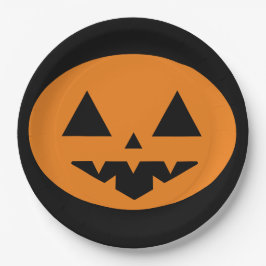 Prato De Papel Halloween