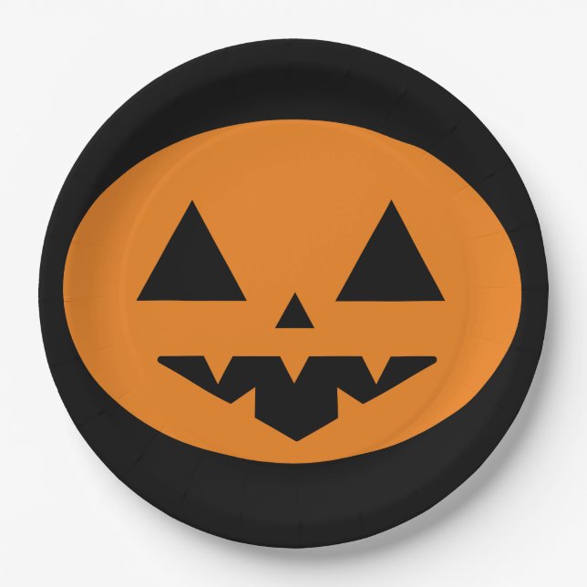 Prato De Papel Halloween (Frente)