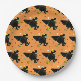 Prato De Papel Halloween Birthday