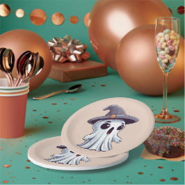 Prato De Papel Halloween: Geist mit Hut -