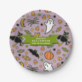 Prato De Papel Halloween Gift Treats
