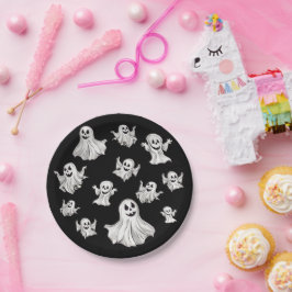 Prato De Papel Halloween: Kleine Geister -