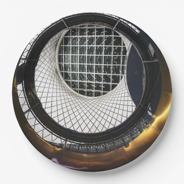 Prato De Papel HAMbyWG - Placas de Papel - Arquitetura Futurístic (Frente)