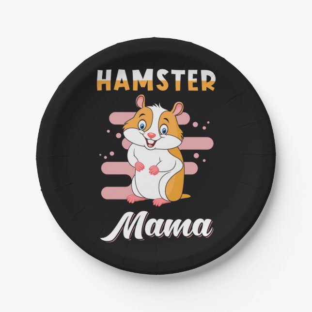 Prato De Papel Hamster Mama (Frente)