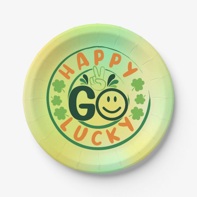 Prato De Papel Happy Go Lucky-52904 (Frente)