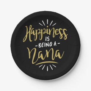 Prato De Papel Happy Nana