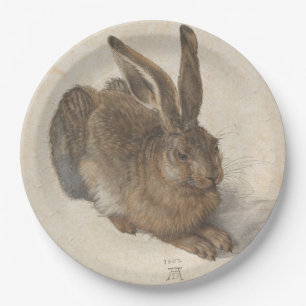 Prato De Papel Hare (por Albrecht Dürer)