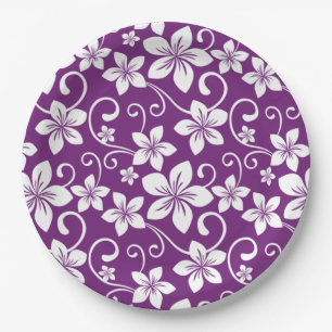 PRATO DE PAPEL HAWAII AZUL (PLUM)