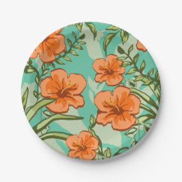 PRATO DE PAPEL HAWAIIAN ART