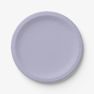 Prato De Papel Heather Purple Solid Color