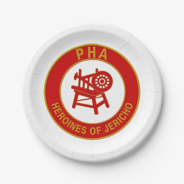 Prato De Papel Heroínas de Jericho (Frente)