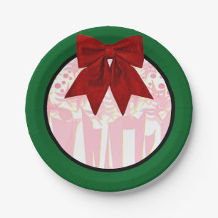 PRATO DE PAPEL HOLIDAY ART DECO