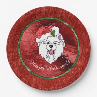 Prato De Papel Holiday Paper Plate Sammy Claus