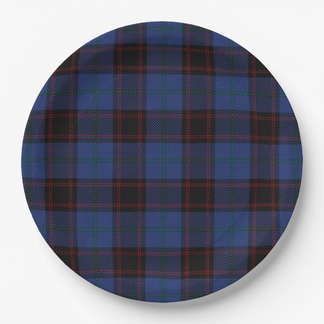Prato De Papel Home Tartan (Frente)