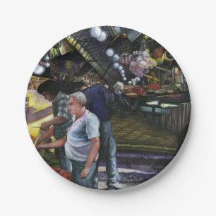 Prato De Papel Homens do Comércio, Jerusalém