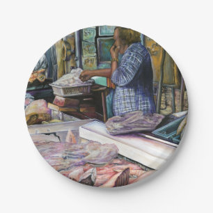 Prato De Papel Homens do Deserto, Presentes do Mar, Jerusalém