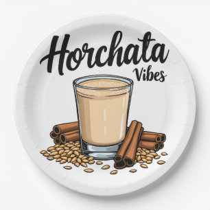 Prato De Papel Hortacha Vibes Espanhol Bebidas Mexicanas