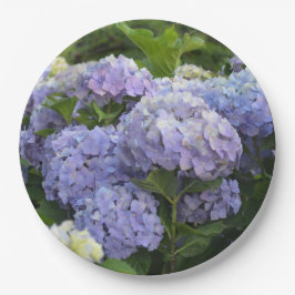 Prato De Papel Hortênsia Lavanda & Lilás Flores de Hortênsia