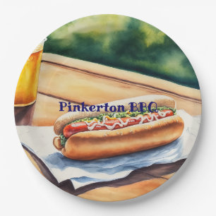 Prato De Papel Hot Dog Personalizado