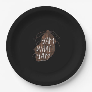 Prato De Papel I Yam What I Yam - Pun Design