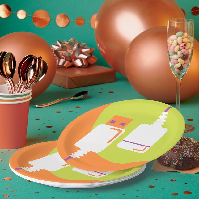 Prato De Papel Ícone USB Plug (Criador carregado)