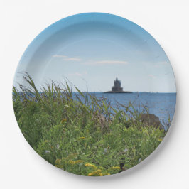 Prato De Papel Ilha Fishers - Race Rock Light - Placas de Papel