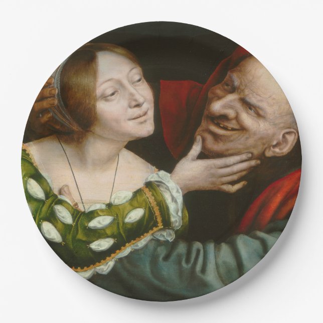 Prato De Papel Ill-Match Lovers (por Quentin Massys) (Frente)