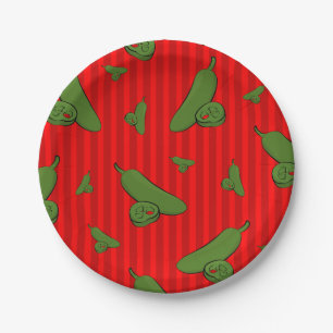 Prato De Papel Ilustração de Jalapeño