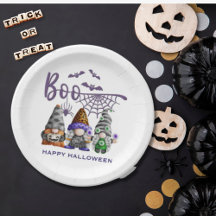Ilustração dos Gnomos do Boo Halloween