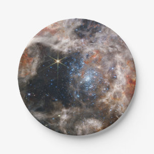 Prato De Papel Imagem da Nebula Tarantula do JWST