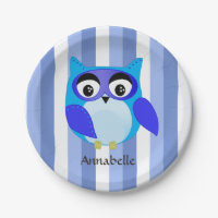 Imagem de desenho para crianças de coruja azul