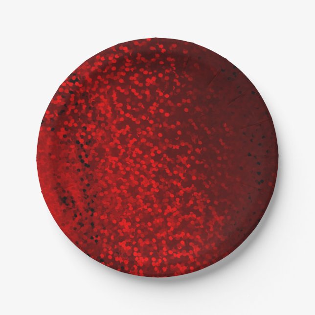 Prato De Papel Impressão de faísca do boque (Frente)