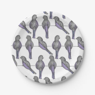 Prato De Papel Impressão dos amigos do pombo