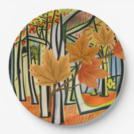 Prato De Papel Incrível outono