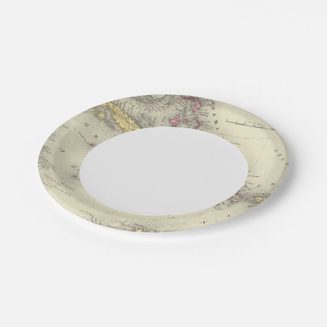 Prato De Papel Índias Ocidentais 13 (Inclinado)