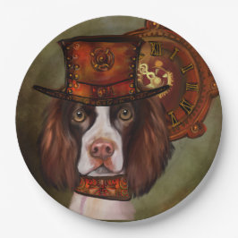 Prato De Papel Inglês Springer Spaniel
