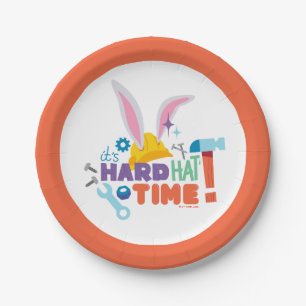 Prato De Papel INSETOS BUNNY BUILDERS™ É o Duro Hat Time